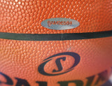 Miles Bridges Autographed Spalding Basketball W/ Case and Nameplate