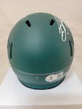 SAQUON BARKLEY SIGNED PHILADELPHIA EAGLES RAVE SPEED MINI HELMET BECKETT QR