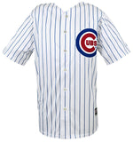 Jon Lester Signed Cubs White Majestic Replica Baseball Jersey w/Champs -(SS COA)