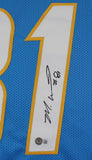 Mike Williams Signed Los Angeles Chargers Jersey (Beckett)