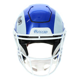 Myles Garrett Autographed Rams White 2026 Fearsome Speedflex Helmet Beckett