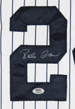 Robinson Cano Authentic Signed White Pinstripe Pro Style Jersey PSA/DNA
