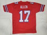 JOSH ALLEN SIGNED AUTOGRAPHED PRO STYLE XL CUSTOM JERSEY BECKETT QR