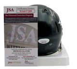 HAASON REDDICK Autographed Speed Mini Helmet Eagles JSA 176714