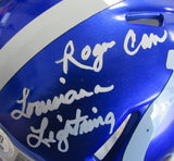 Bert Jones/Roger Carr Autographed/Inscribed Colts Mini Helmet JSA/BAS 201608