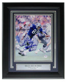 Billy Joe DuPree Dallas Cowboys Signed/Auto 8x10 Photo Framed PSA/DNA 161493