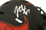 John Lynch Autographed Tampa Bay Buccaneers Eclipse Mini Helmet Beckett 34899