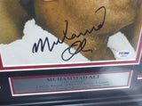 Muhammad Ali Autographed Signed Framed 8x10 Photo PSA/DNA #AB04632