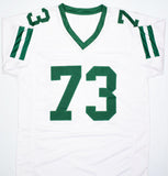 Joe Klecko Autographed White Pro Style Jersey w/HOF- Beckett W Hologram *Silver