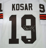 Browns Quarterback BERNIE KOSAR Signed Custom Replica White Jersey AUTO - JSA