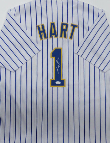 Brewers All Star COREY HART Signed Custom Replica Pinstripe Jersey AUTO - JSA