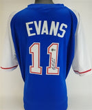 Darrell Evans Signed Atlanta Braves 1973 Throwback Jersey / Beckett Witness QR