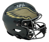 Brian Dawkins Signed Eagles Salute To Service FS Authentic SpeedFlex Helmet BAS