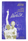 Lakers Magic Johnson Signed 1980-1981 Media Guide BAS Witnessed #3W387380