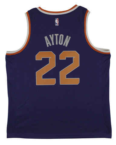 Suns DeAndre Ayton Purple Nike Swingman Size 52 Jersey Un-signed