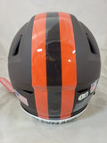 MYLES GARRETT SIGNED CLEVELAND BROWNS ALPHA DAWG SPEEDFLEX HELMET BECKETT QR