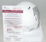 VIC BEASLEY AUTOGRAPHED SIGNED ATLANTA FALCONS ICE SPEED MINI HELMET JSA