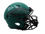 Nolan Smith Signed/Inscribed Full Size Rave Replica Helmet Eagles JSA 193475