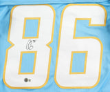 Oronde Gadsden Signed Los Angeles Chargers Jersey (Beckett) 2025 5th Round Pick
