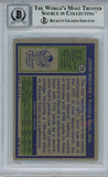John Riggins Autographed 1972 Topps #13 Rookie Card HOF Beckett Slab 35017