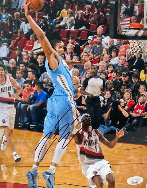 Javale McGee Autographed Denver Nuggets 8x10 Photo JSA COA