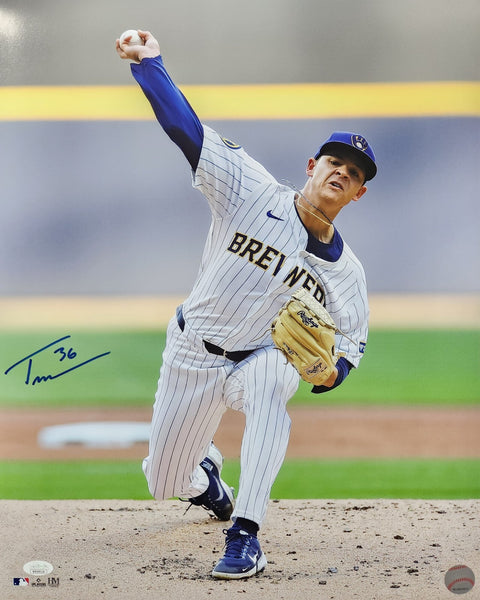 Brewers Pitcher TOBIAS MYERS Signed 16x20 Photo #3 AUTO - JSA