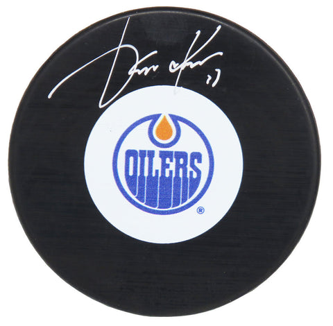 Jari Kurri Signed Edmonton Oilers Hockey Puck - SCHWARTZ
