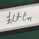 Autographed/Signed FLETCHER COX Philadelphia Green Football Jersey JSA COA Auto