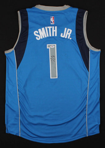 Dennis Smith Jr. Signed Dallas Mavericks Jersey (PSA COA) 2017 Top 10 NBA Pick