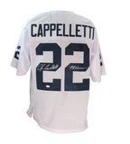 John Cappelletti Signed/Inscr White Custom Football Jersey Penn State JSA 184759
