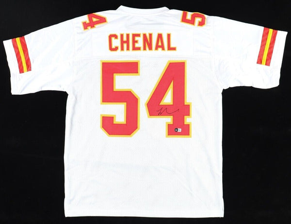Leo Chenal Signed Kansas City Chiefs Jersey (Beckett) 2022 3rd Round Draft Pck