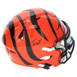 Tee Higgins Autographed Cincinnati Bengals Speedflex Midi Helmet Beckett