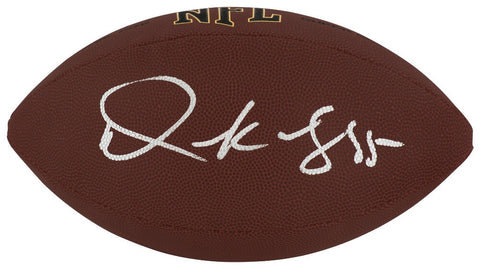 Derrick Mason Signed Wilson Super Grip Full Size NFL Football - (SCHWARTZ COA)