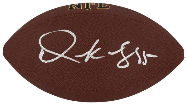 Derrick Mason Signed Wilson Super Grip Full Size NFL Football - (SCHWARTZ COA)