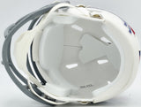 Jim Kelly Signed Bills 2011-20 Throwback White Speed Mini Helmet Beckett Wit