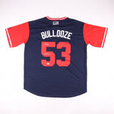 Hector Santiago Signed Minnesota Twin Bull Doze Jersey Inscribed "Bulldog" (JSA)