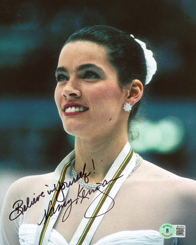 Nancy Kerrigan "Believe In Yourself" Authentic Signed 8x10 Photo BAS #BC13874