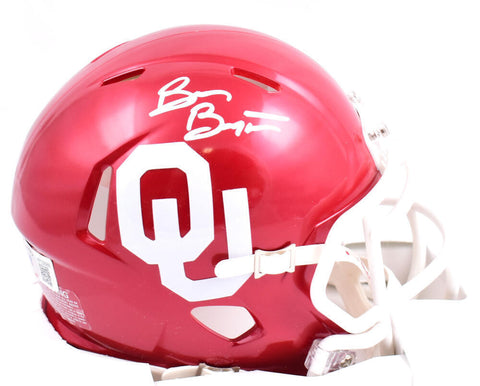 Brian Bosworth Autographed Oklahoma Sooners Speed Mini Helmet - Beckett W Holo