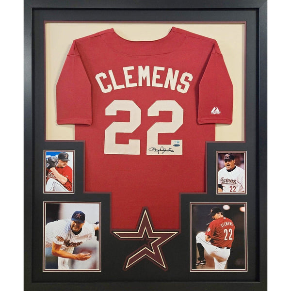 Roger Clemens Autographed Signed Framed Houston Astros Jersey TRISTAR