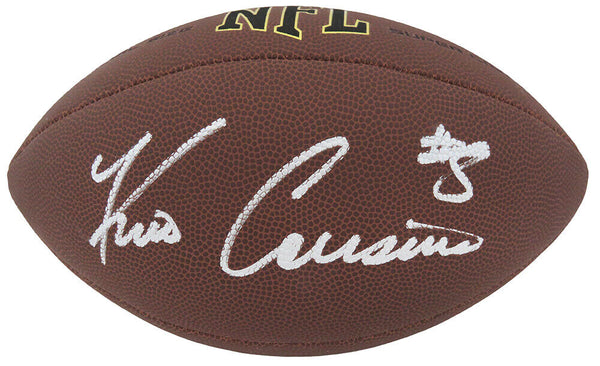 Kirk Cousins Signed Wilson Super Grip Full Size NFL Football - (FANATICS COA)