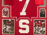 FRAMED TOBY GERHART AUTOGRAPHED SIGNED STANFORD CARDINALS JERSEY JSA COA