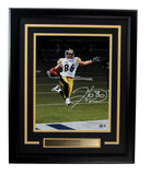 Hines Ward Signed/Auto 11x14 Photo Pittsburgh Steelers Framed Beckett 194129