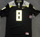 Oregon Ducks Marcus Mariota Auto Black Nike Jersey "2014 Heisman" Size M MM Holo