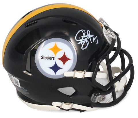 Troy Polumalu Autographed Pittsburgh Steelers Speed Mini Helmet Beckett