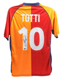 Francesco Totti Signed A. S Roma Soccer Jersey (Beckett) Attacking Midfielder