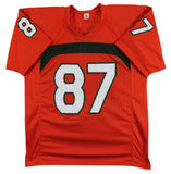 Miami Reggie Wayne Authentic Signed Orange Pro Style Jersey BAS Witnessed