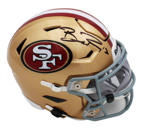Brock Purdy Signed San Francisco 49er's Speed Flex Mid-Size NFL Midi Helmet