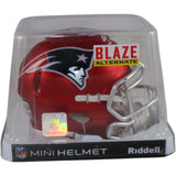 Rob Gronkowski Autographed New England Patriots Blaze Mini Helmet Beckett 54748