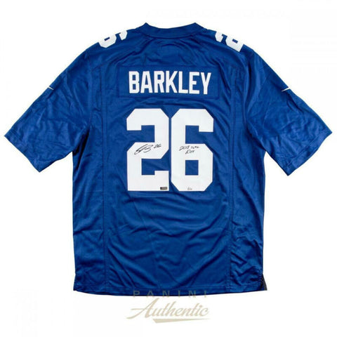 Saquon Barkley Autographed "2018 NFL ROY" New York Giants Jersey Panini LE 126