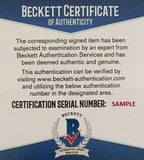 Bill Bates Dallas Cowboys Autographed/Signed inscr Jersey BECKETT BAS